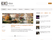 Tablet Screenshot of centerforinterfaithcooperation.org